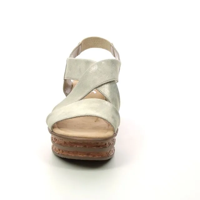 68160-62 Nude Cork Wedge