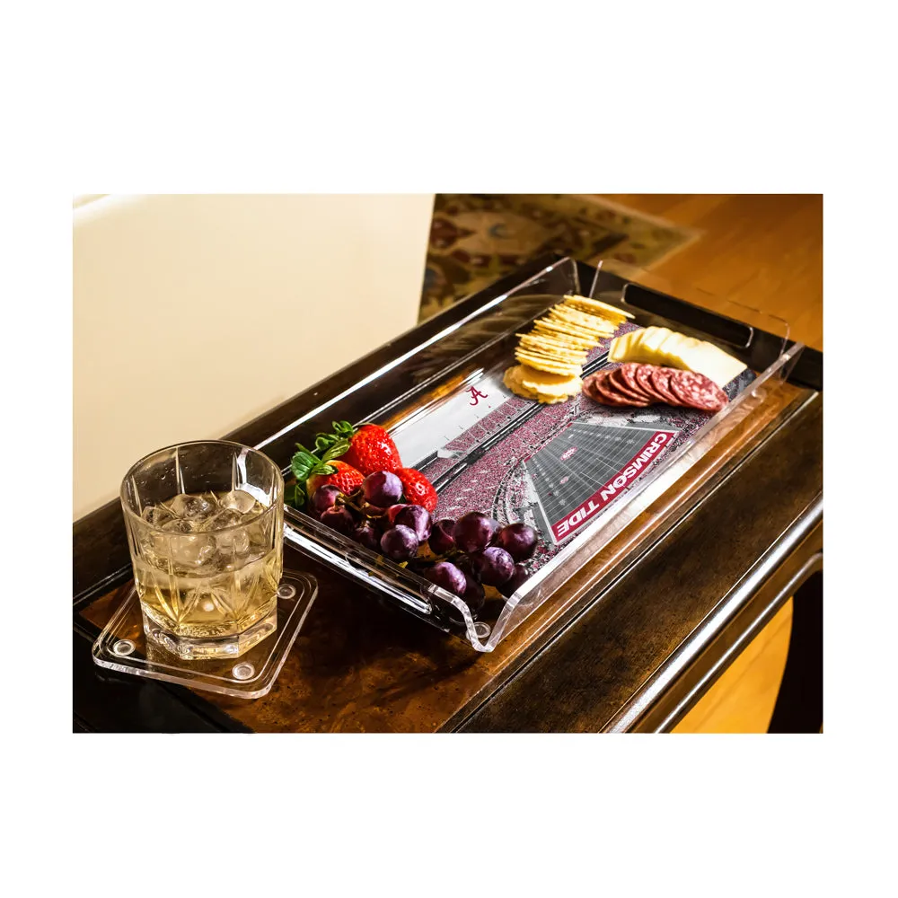 Alabama Crimson Tide - Bryant-Denny Decorative Serving Tray