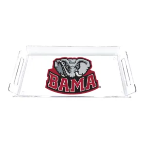 Alabama Crimson Tide - Mascot Head Decorative Serving Tray