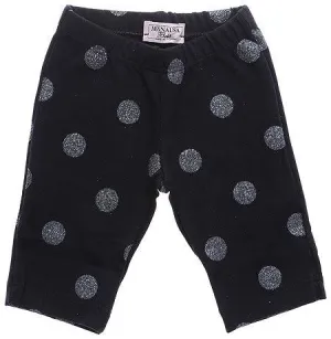 Baby Girls Black Spot Leggings