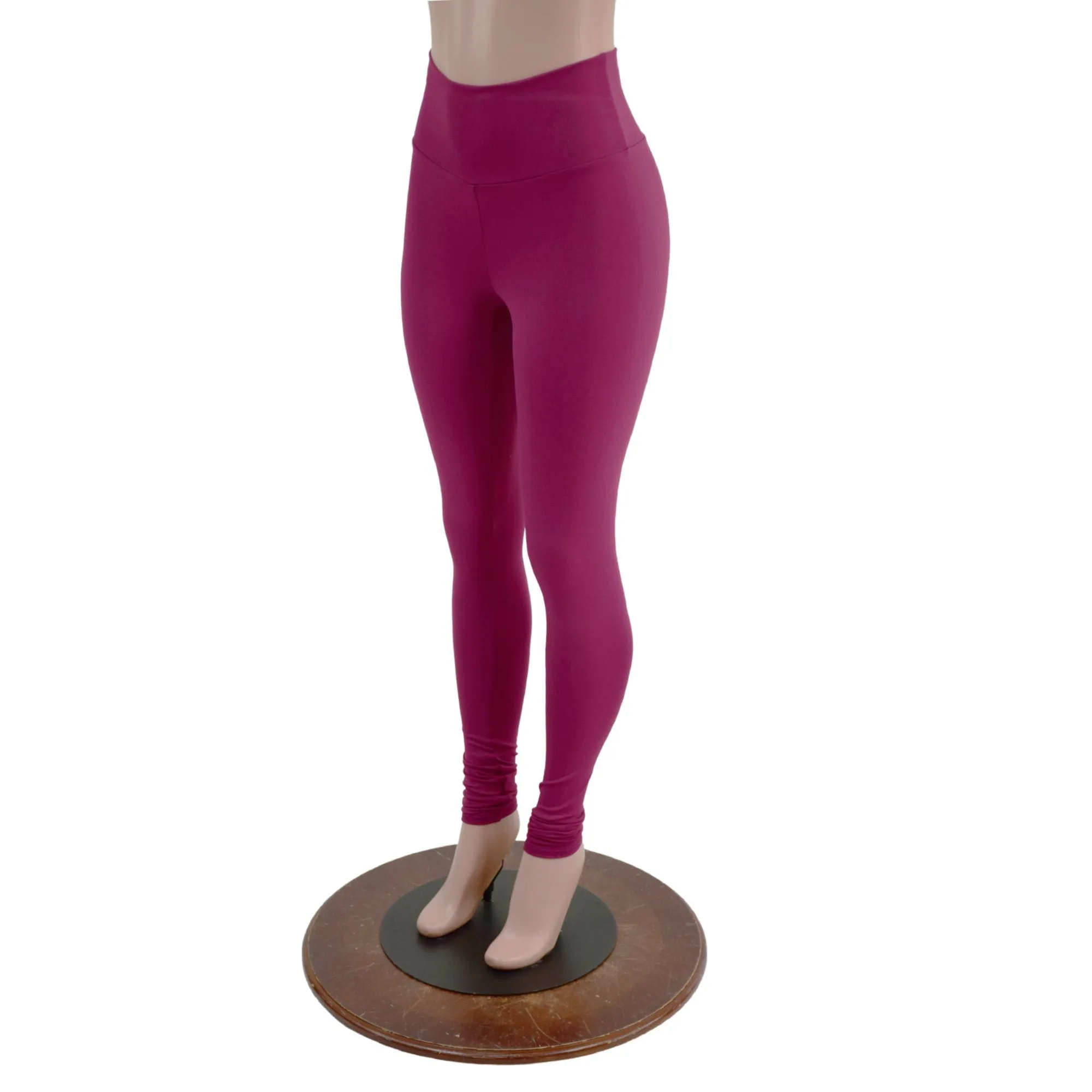 Bordeaux Zen High Waist Leggings