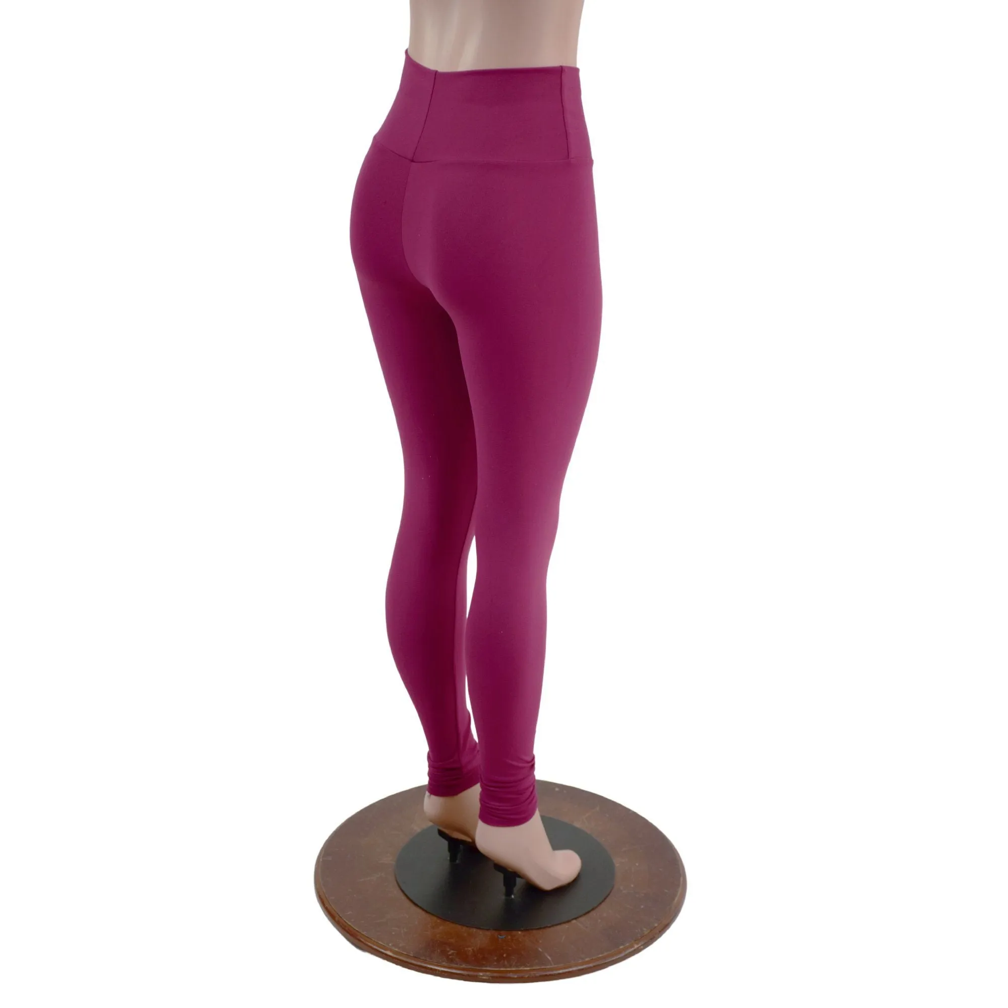 Bordeaux Zen High Waist Leggings