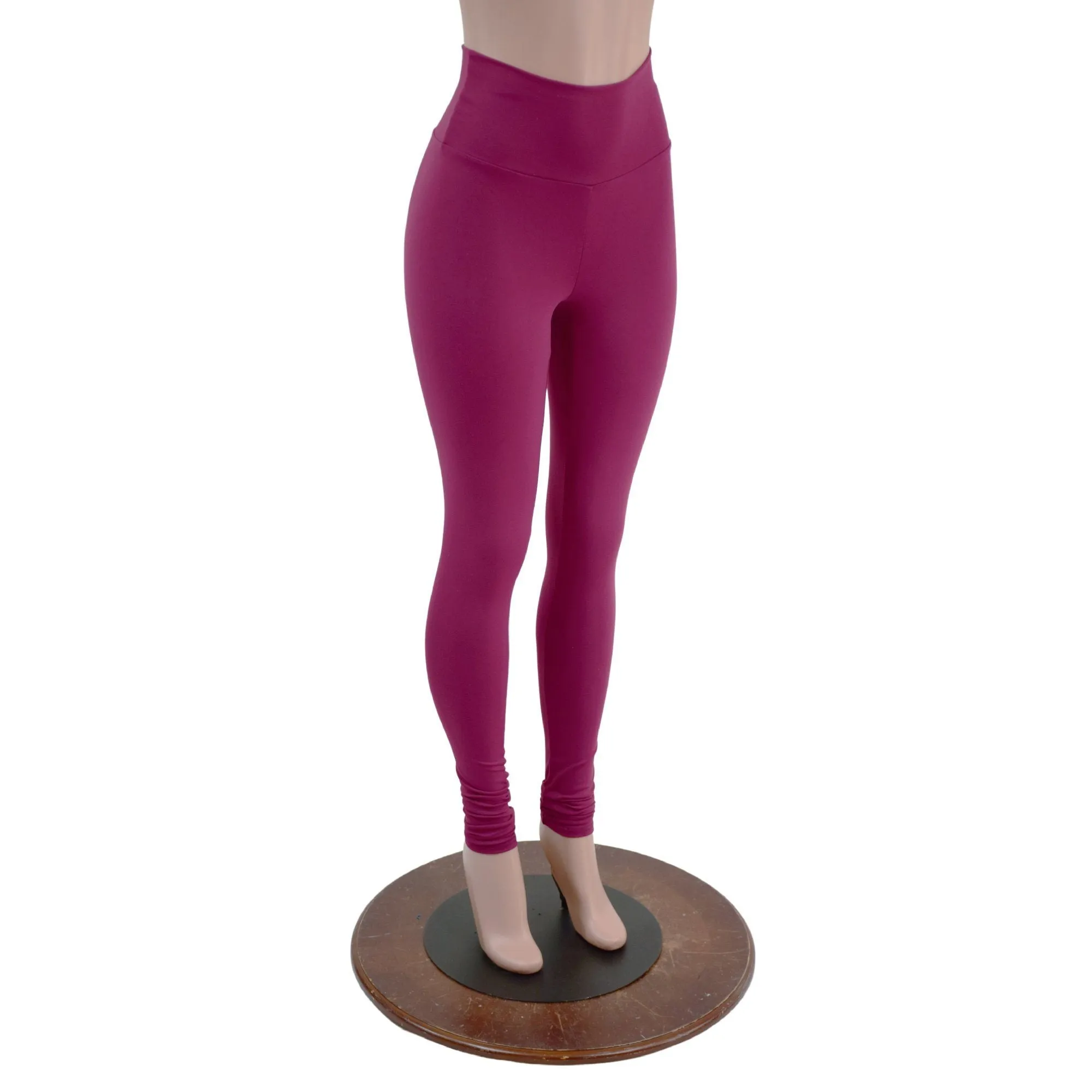 Bordeaux Zen High Waist Leggings