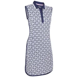 Callaway Ladies Geo Printed S/L Golf Polo Dress CGDKC014