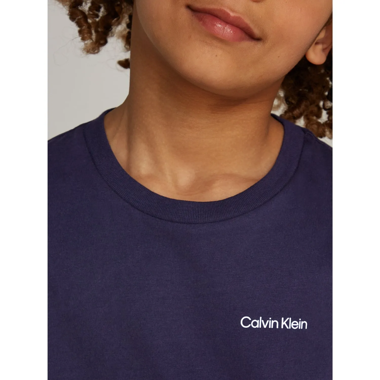 Calvin Klein Peacoat Chest Inst.LAndo Tee Ss