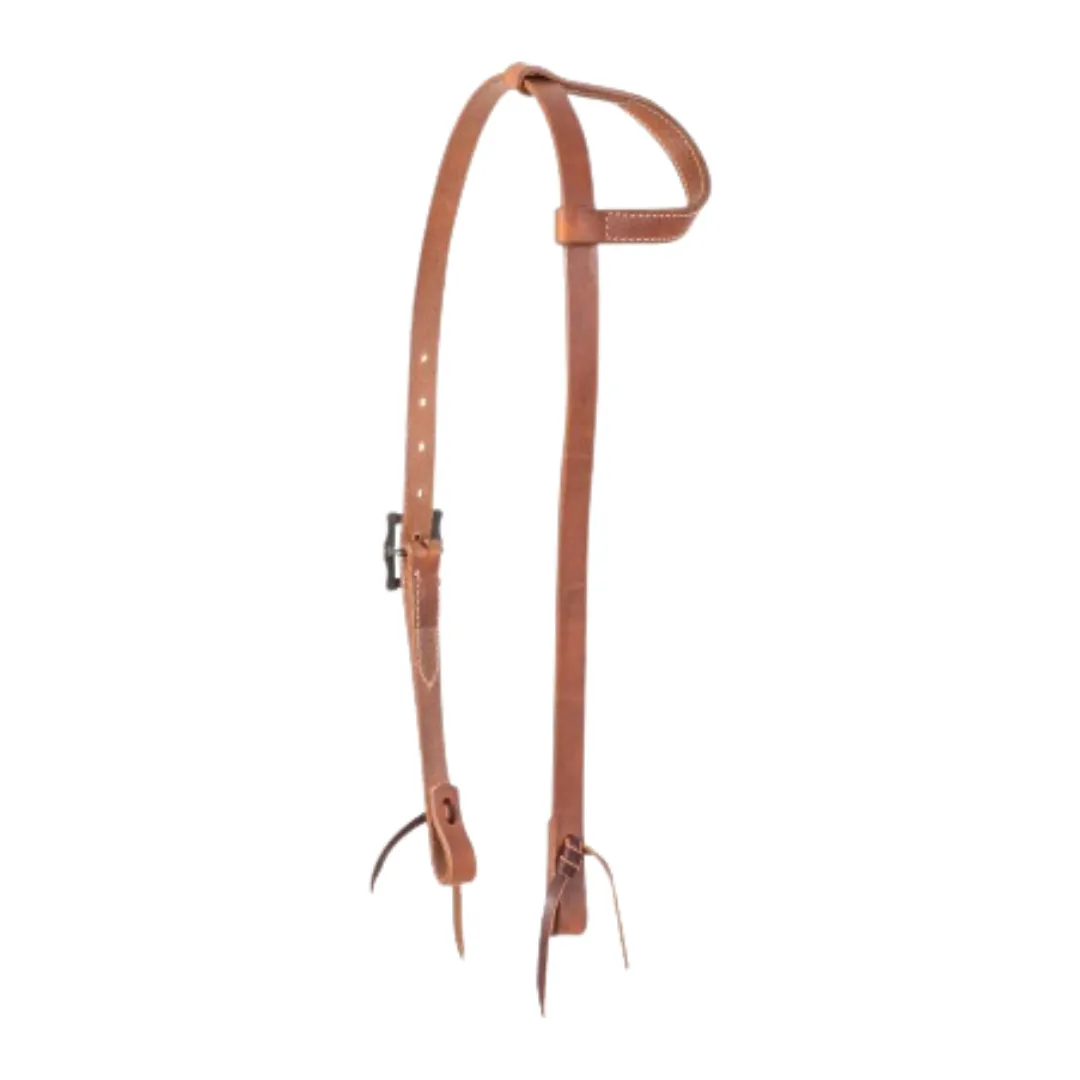 Cashel 3/4" Harness Leather Slip Ear Headstall