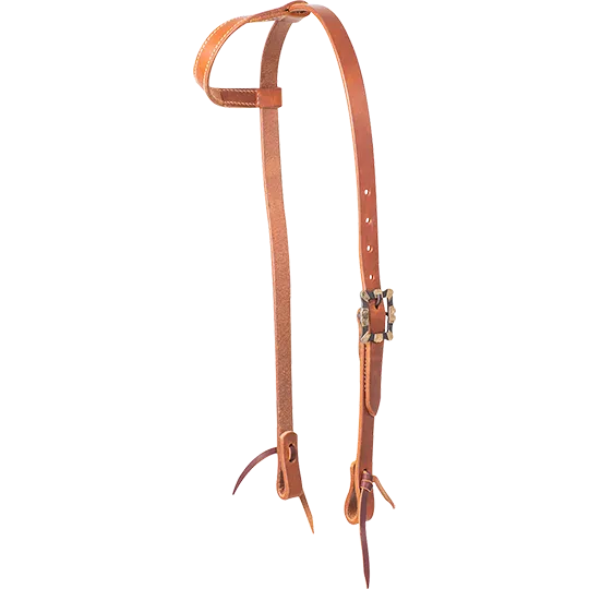 Cashel 3/4" Harness Leather Slip Ear Headstall