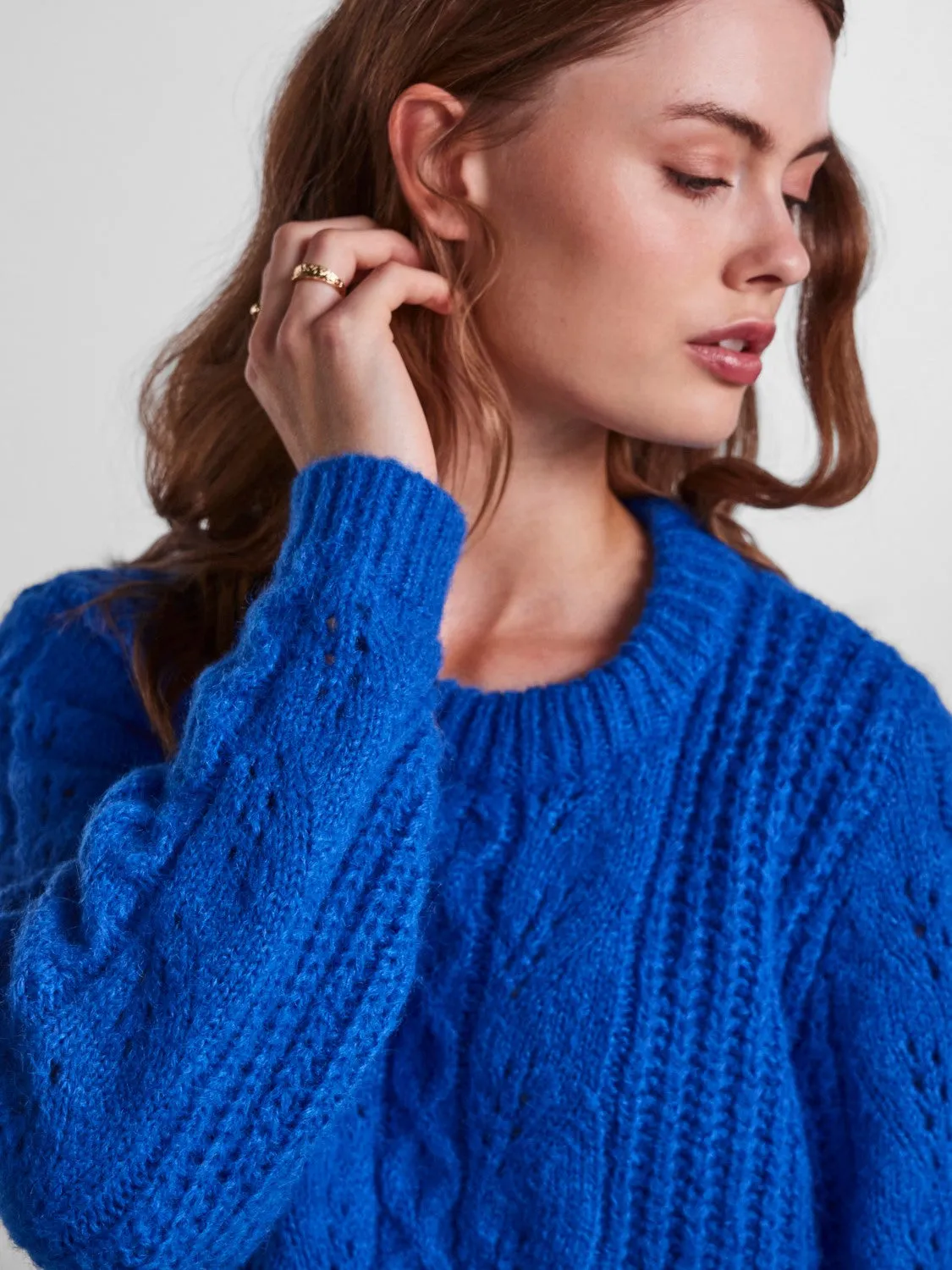 Cassandra Knit Jumper (Princess Blue)