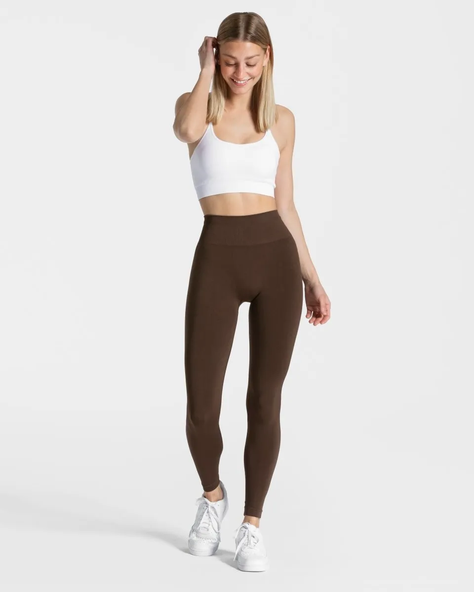 Classy Leggings "Dunkelbraun"