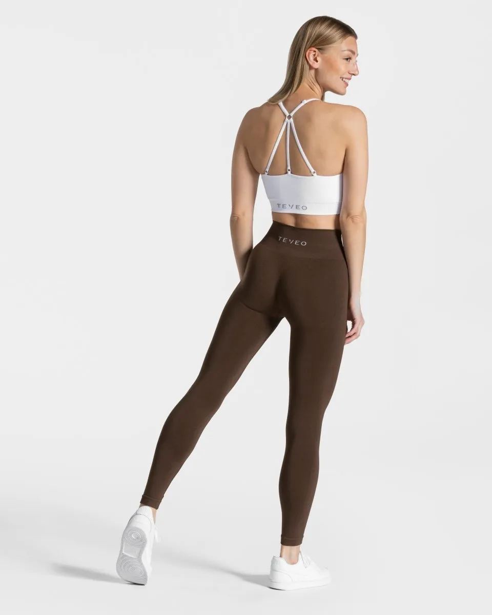 Classy Leggings "Dunkelbraun"