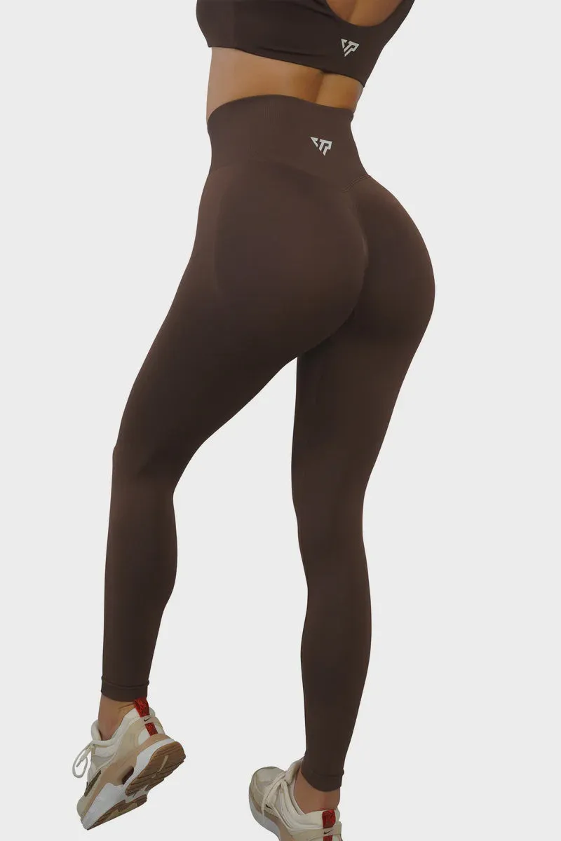 CORE SCRUNCH LEGGINGS - ESPRESSO