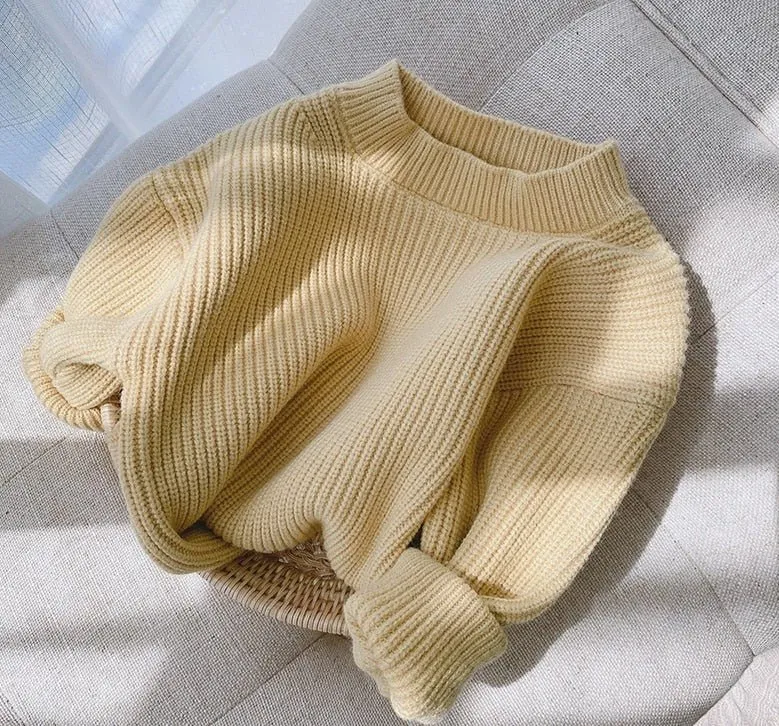 Cozy Kids' Round Neck Sweater