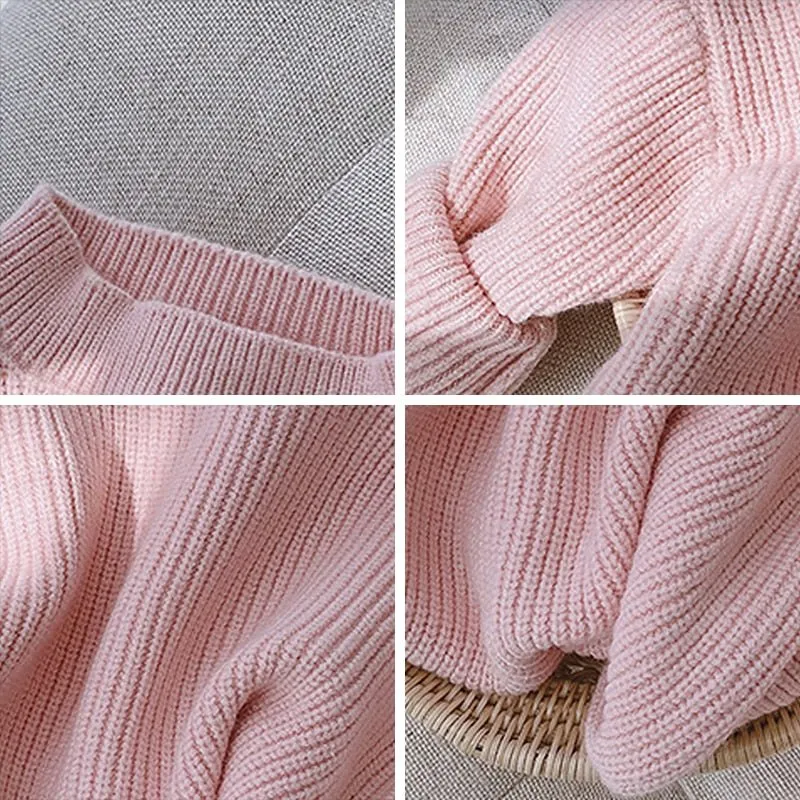 Cozy Kids' Round Neck Sweater