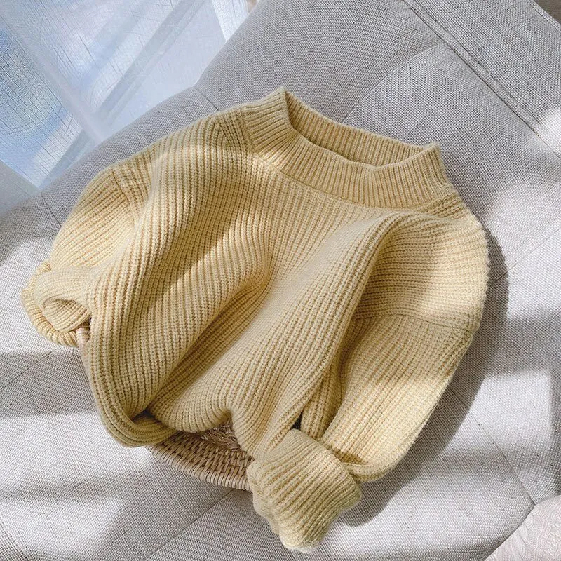 Cozy Kids' Round Neck Sweater