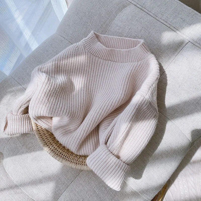 Cozy Kids' Round Neck Sweater