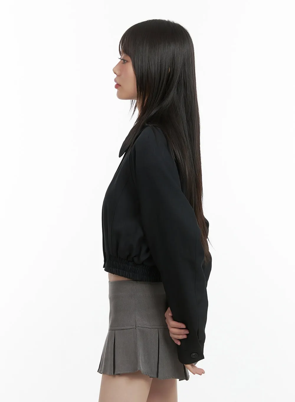 Cropped Blouson Jacket CO410