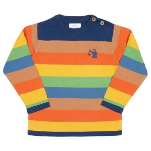 Digger stripe jumper