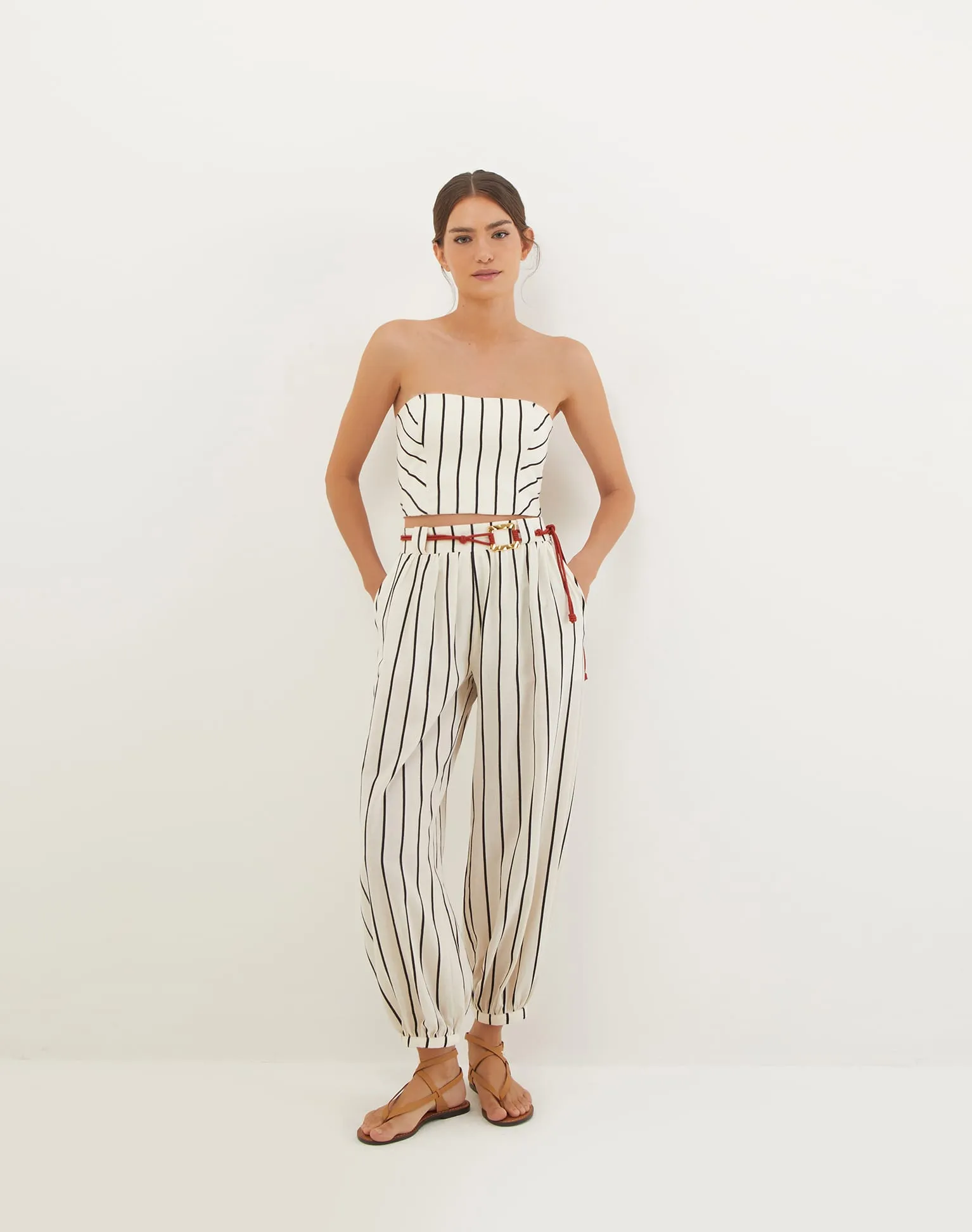 Dina Cropped Top - Serpentine