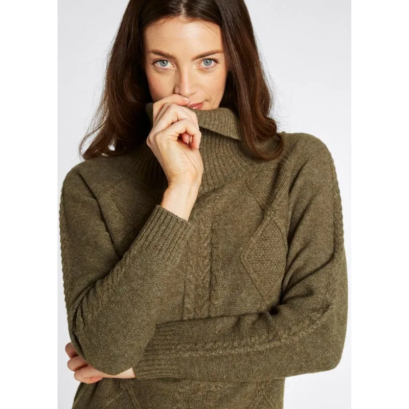 Dubarry Kirkwood Ladies Knit Jumper - Dusky Green