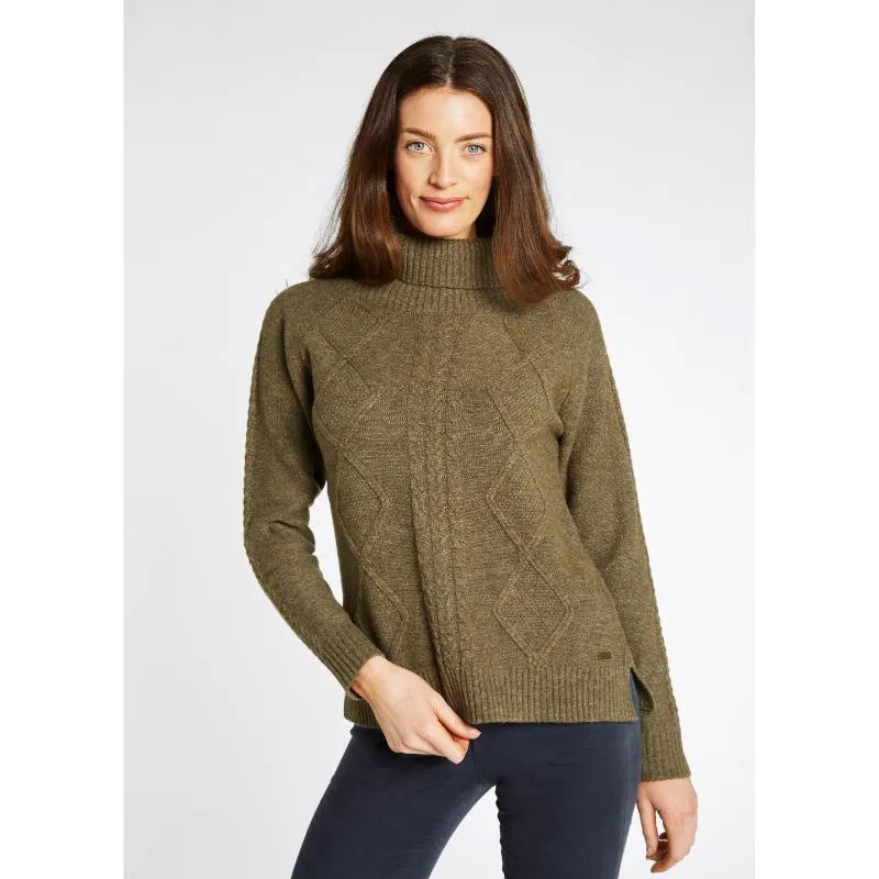 Dubarry Kirkwood Ladies Knit Jumper - Dusky Green