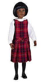 Ebony Catholic School Girl Doll