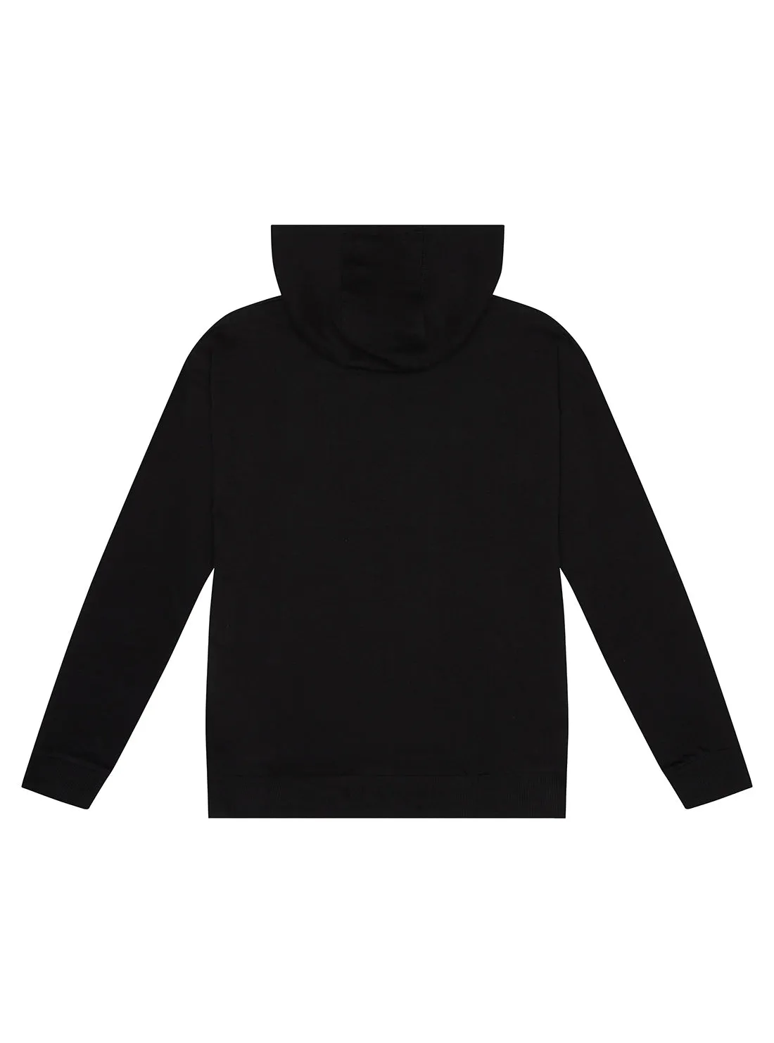 Eco Black Logo Hooded Jumper (7-16)