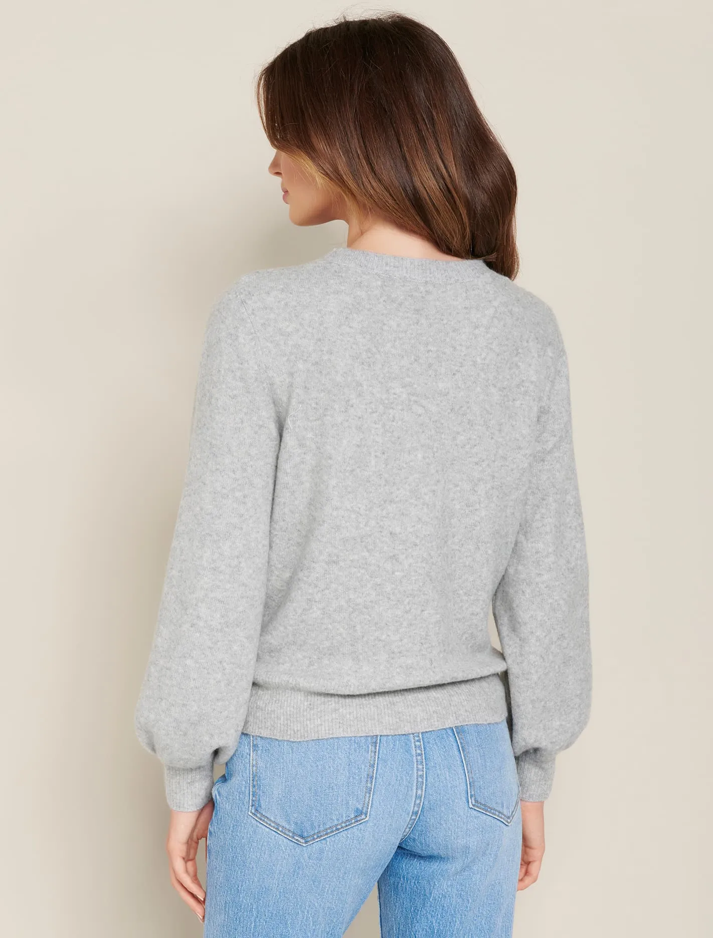 Elissa Blouson Sleeve Knit Jumper