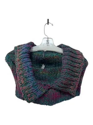 Etro Green & Purple Wool Cowl Neck Infinity scarf