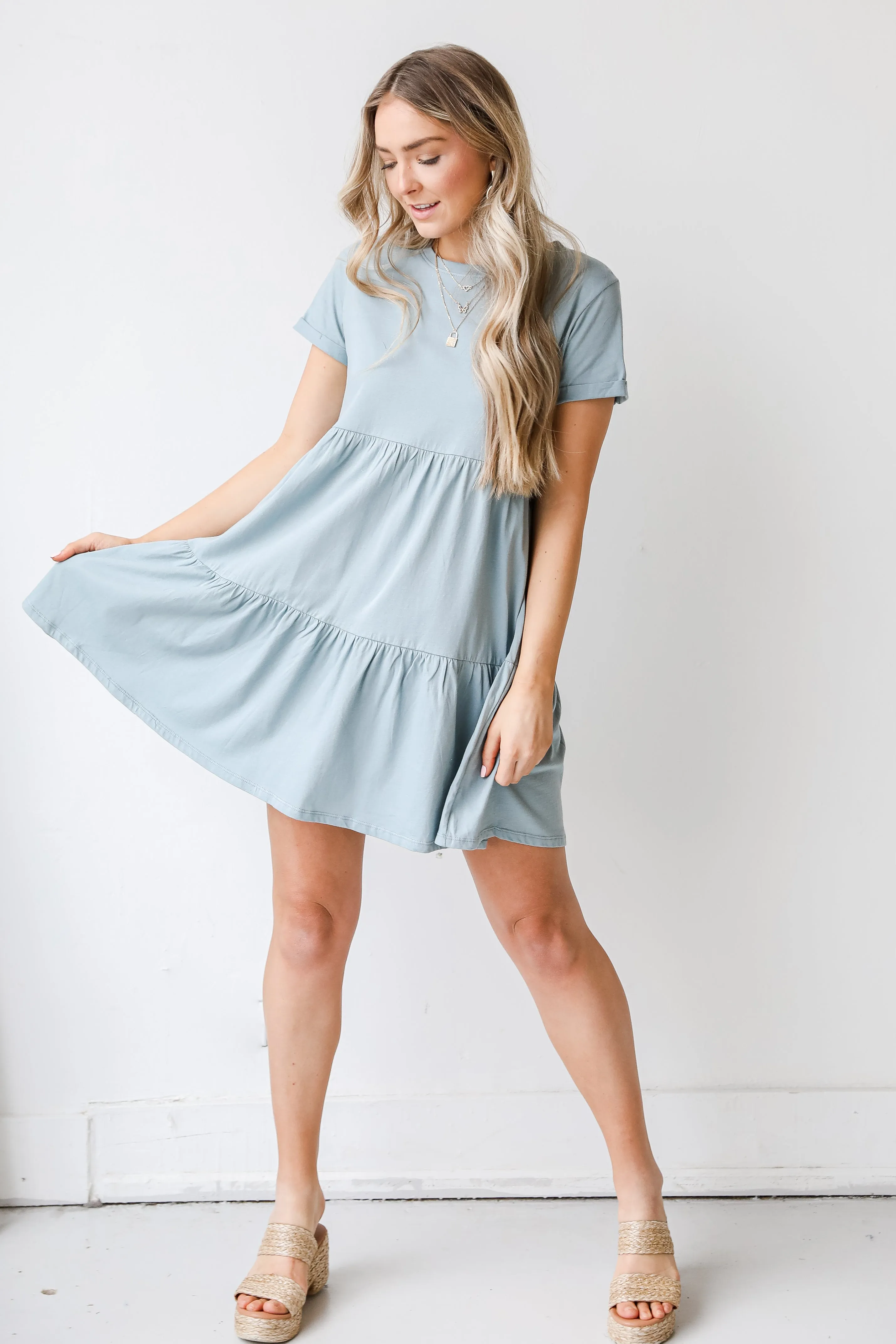 Feeling Cute Tiered Babydoll Dress