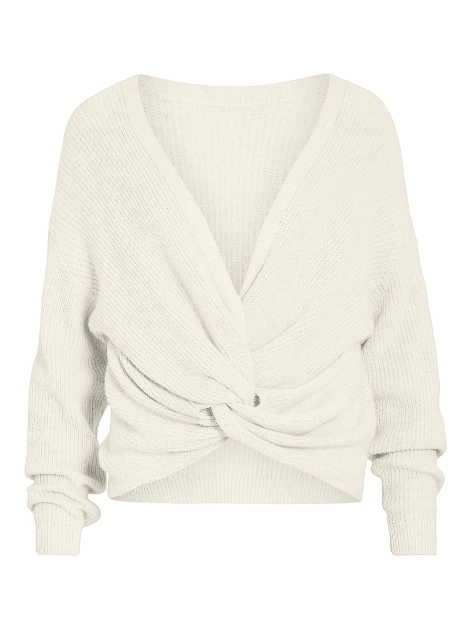 FIRENCE KNOT JUMPER (EGRET/CREAM)