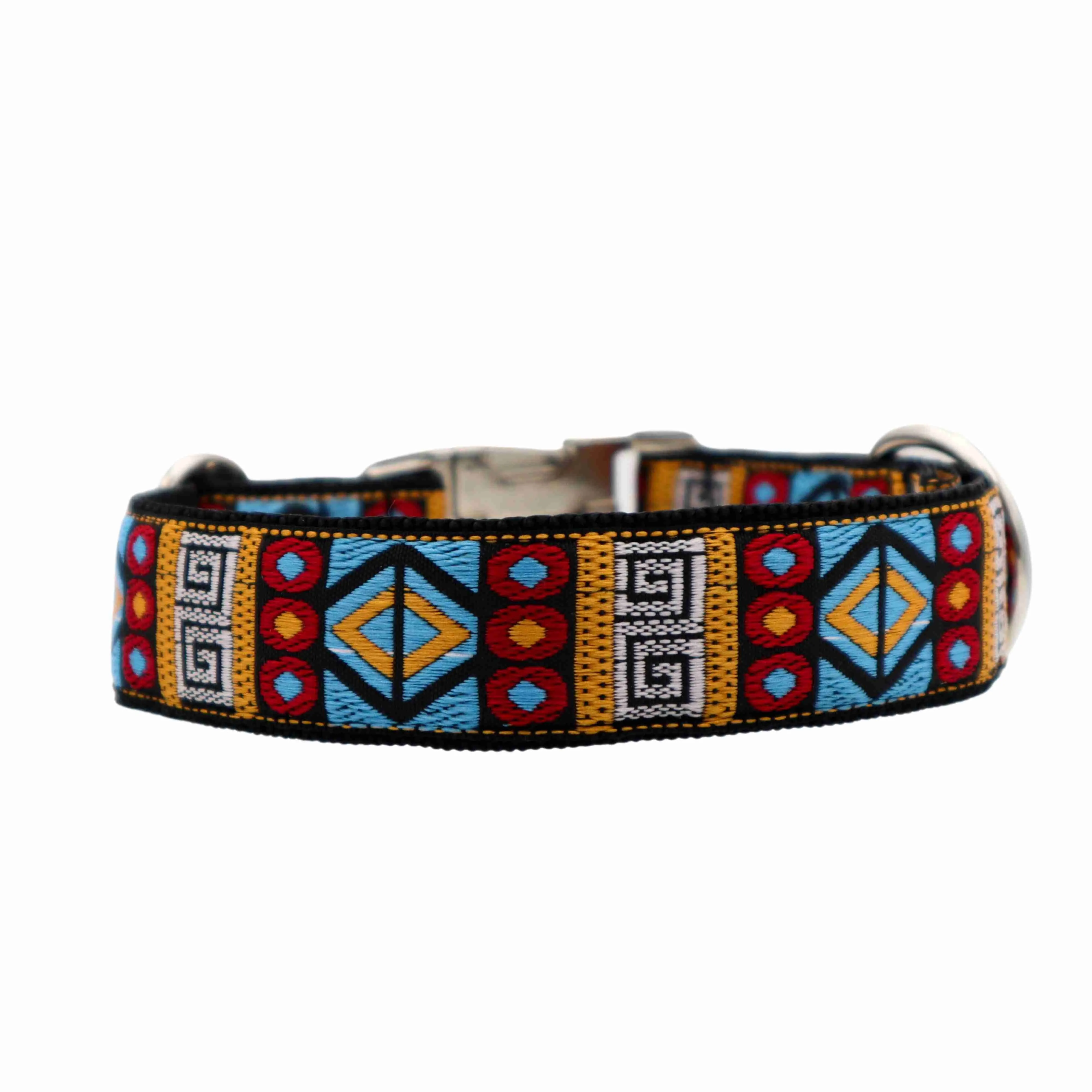 Handmade Dog Collar | Aztec | Width: 25 - 30 mm