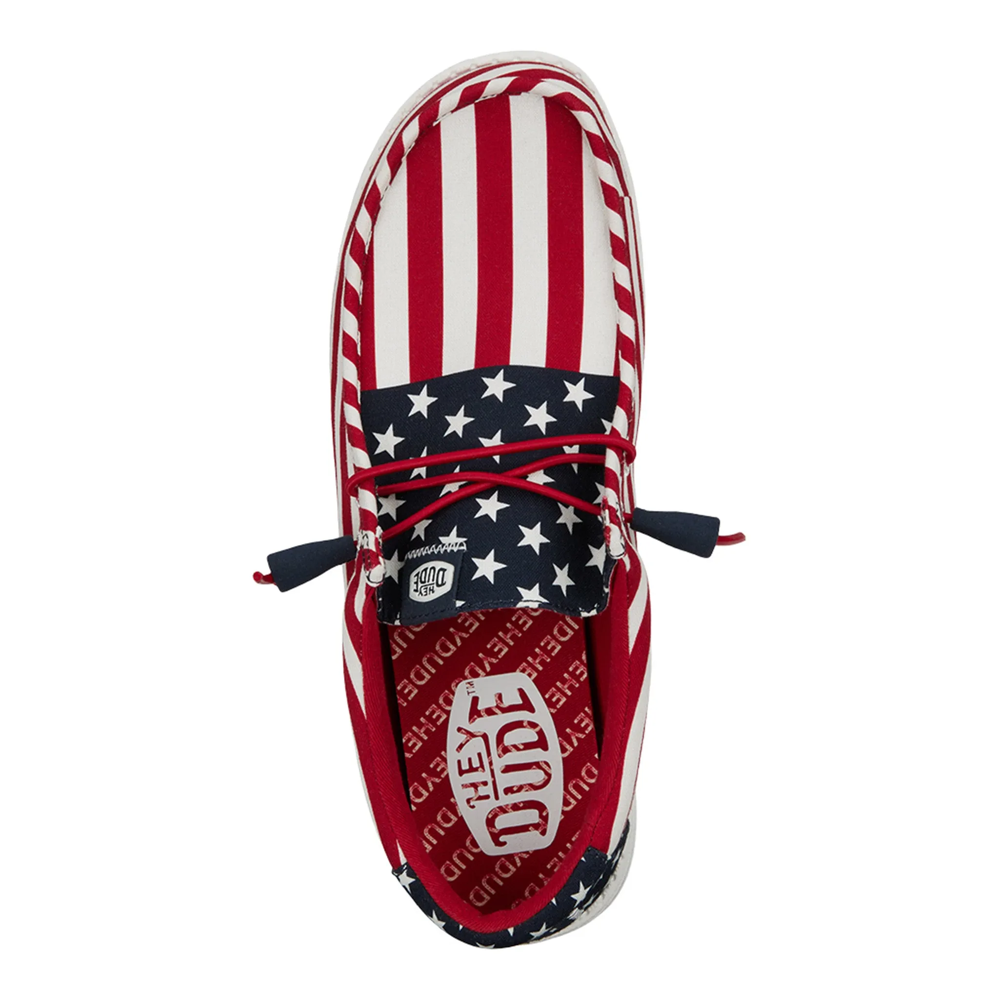 Hey Dude Wally American Flag Shoe