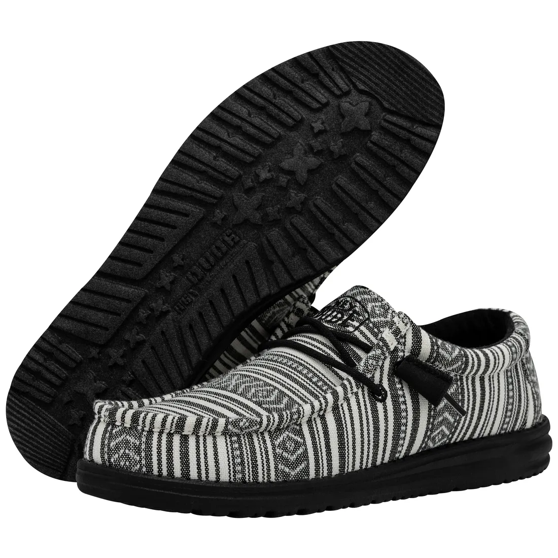 Hey Dude Wally Serape Black Gravel