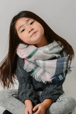 Kids Flannel Infinity Blanket Scarf