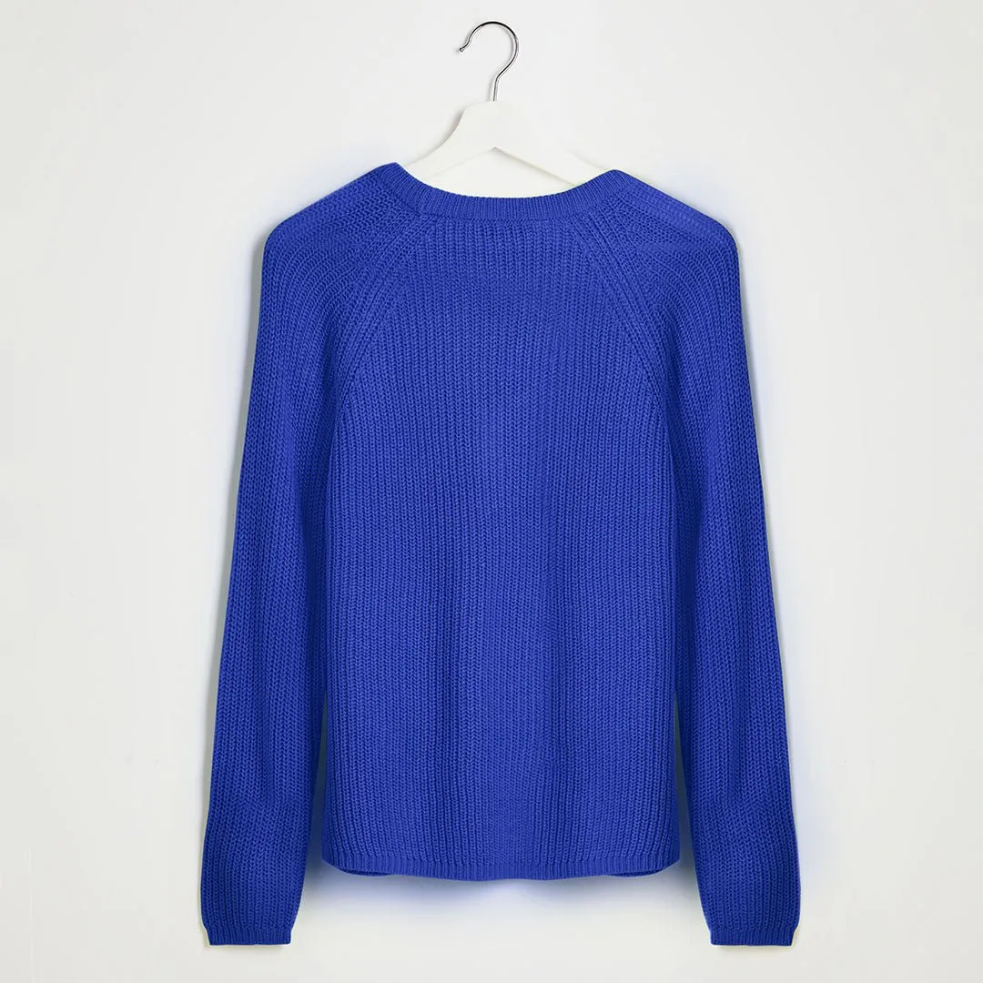 Ladies Cobalt Raglan Sleeve Jumper