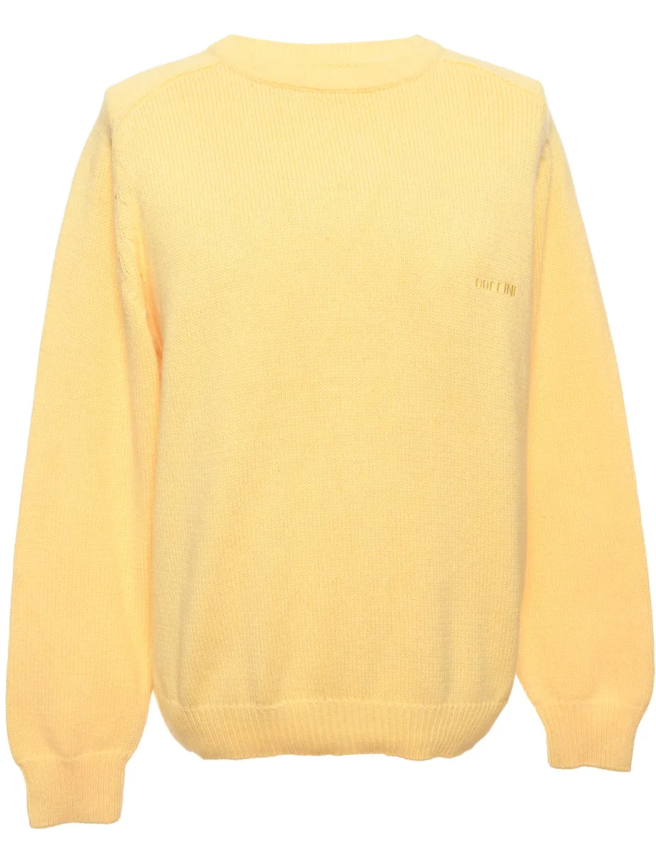 Long Sleeved Yellow Jumper - L