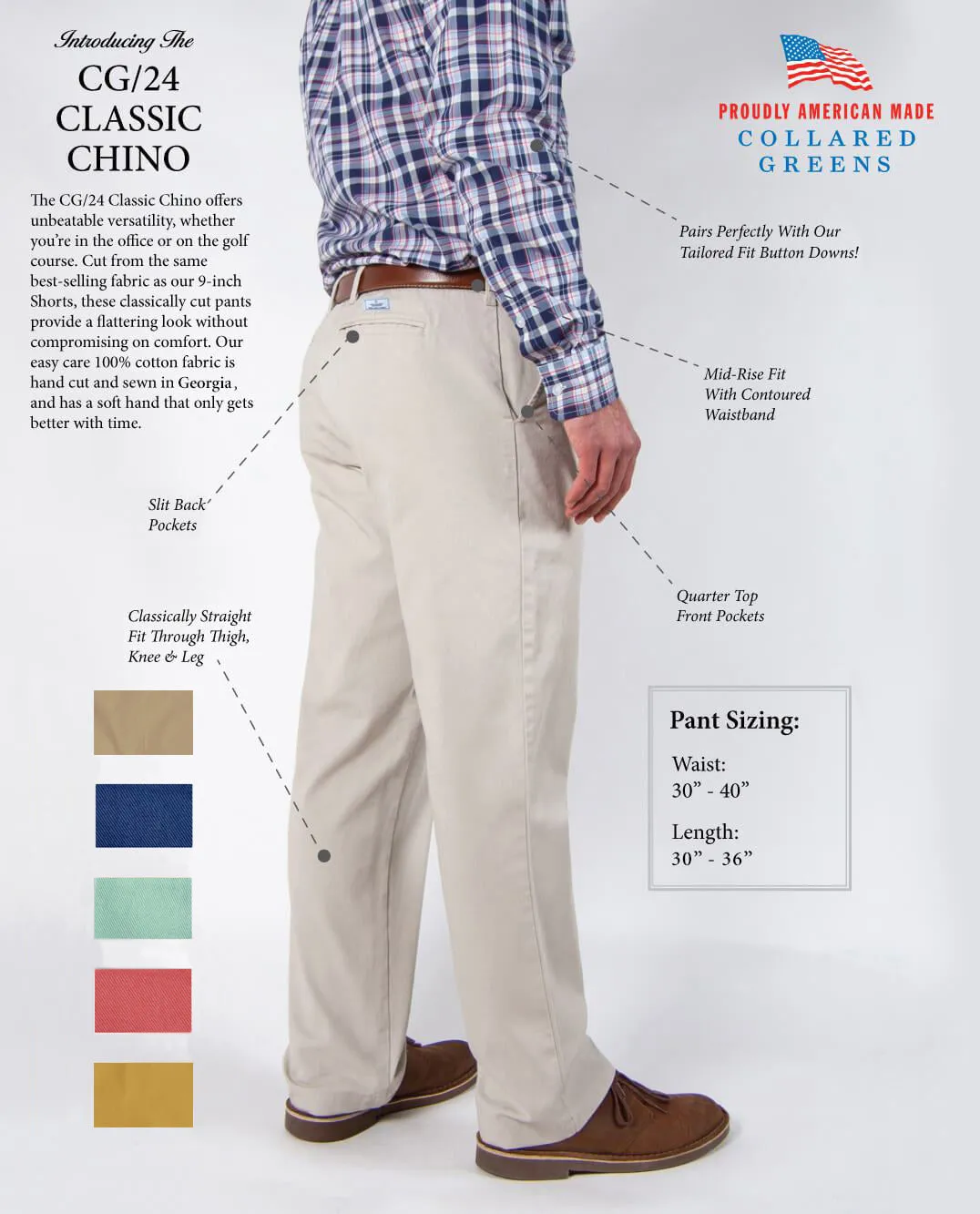 Lowcountry: Khakis - Atlantic Blue