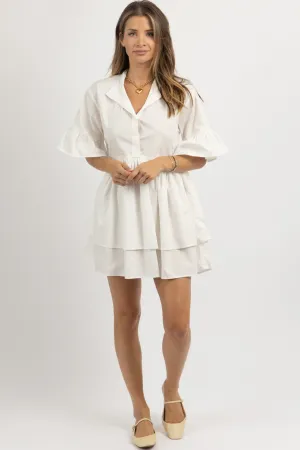 MASON IVORY SHIRT DRESS