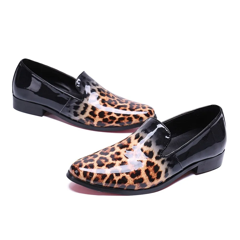 Men Slip On Two Tones Loafer Shoes