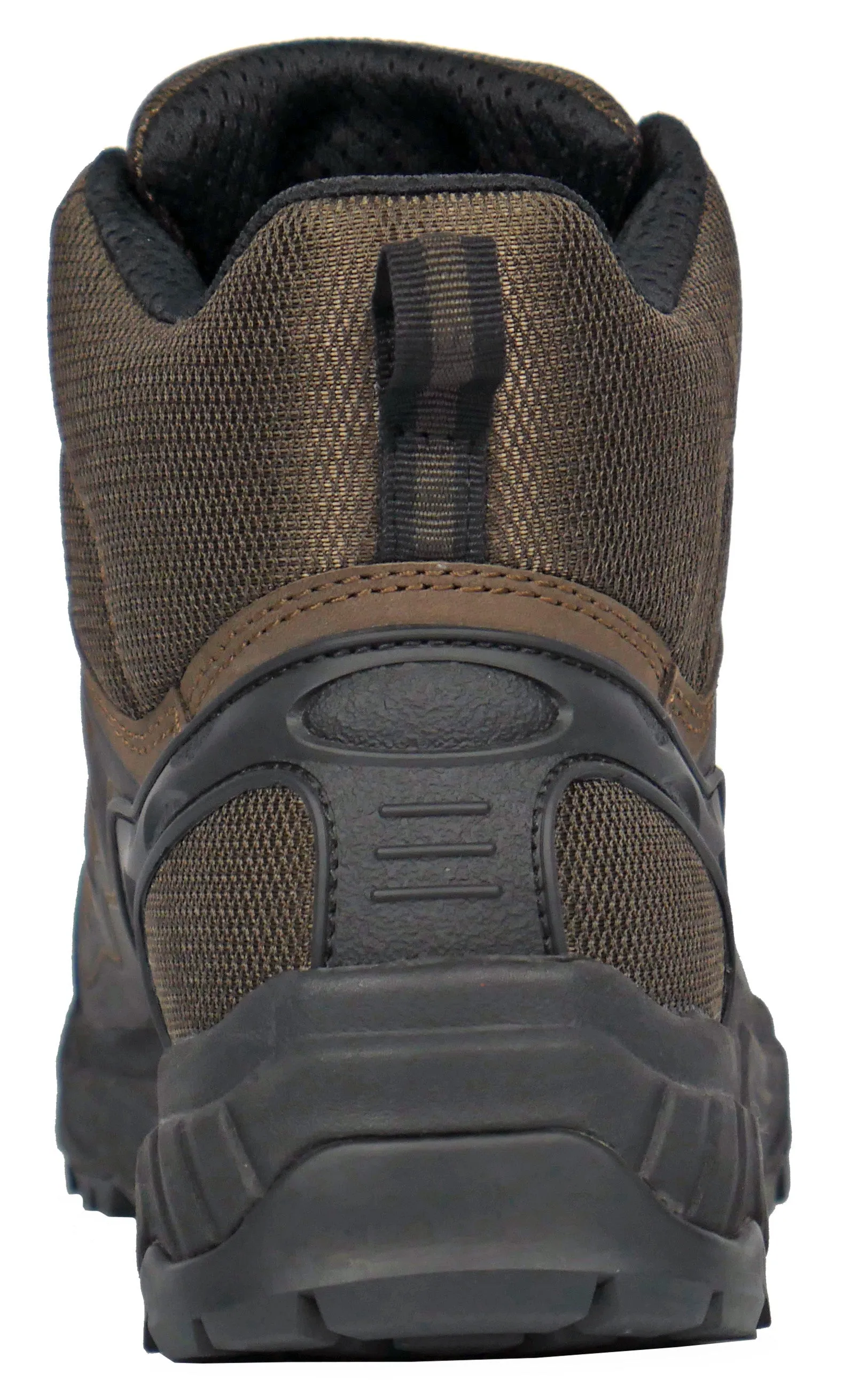 Men's Hoss Eric Hi Brown, EH, SR, Mid Hiker, Aluminum Toe Boot