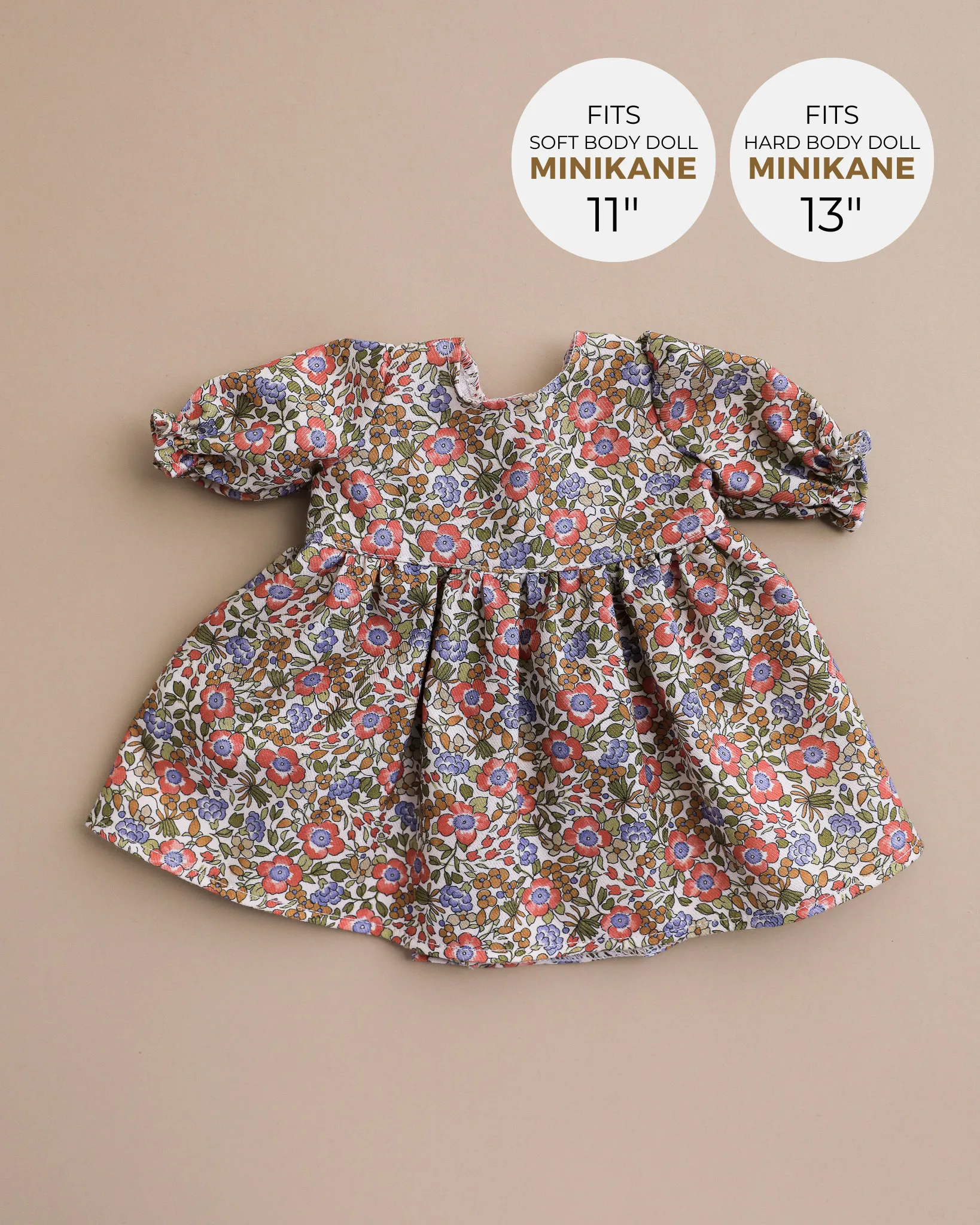 Minikane Doll Clothes | Doll Dress - Spring Flowers