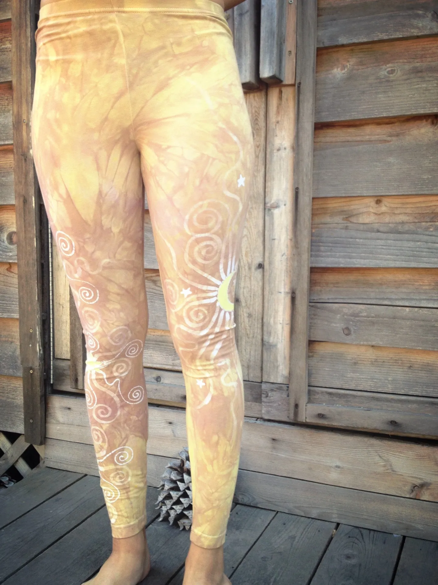 Nude Galaxy Batik Leggings