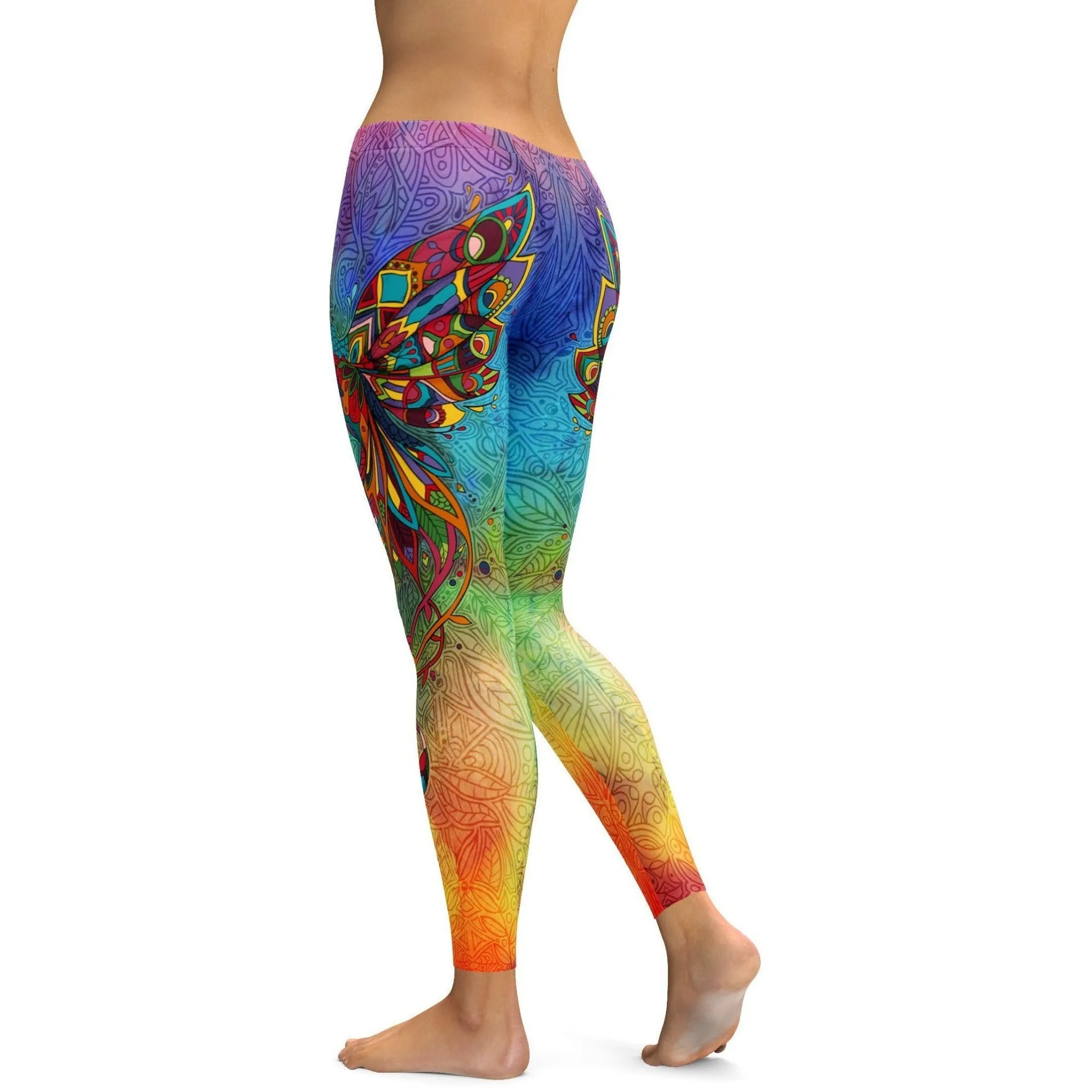 Ornamental Hummingbird Leggings