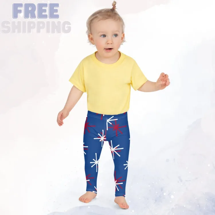 Patriotic Blue  Kid Leggings