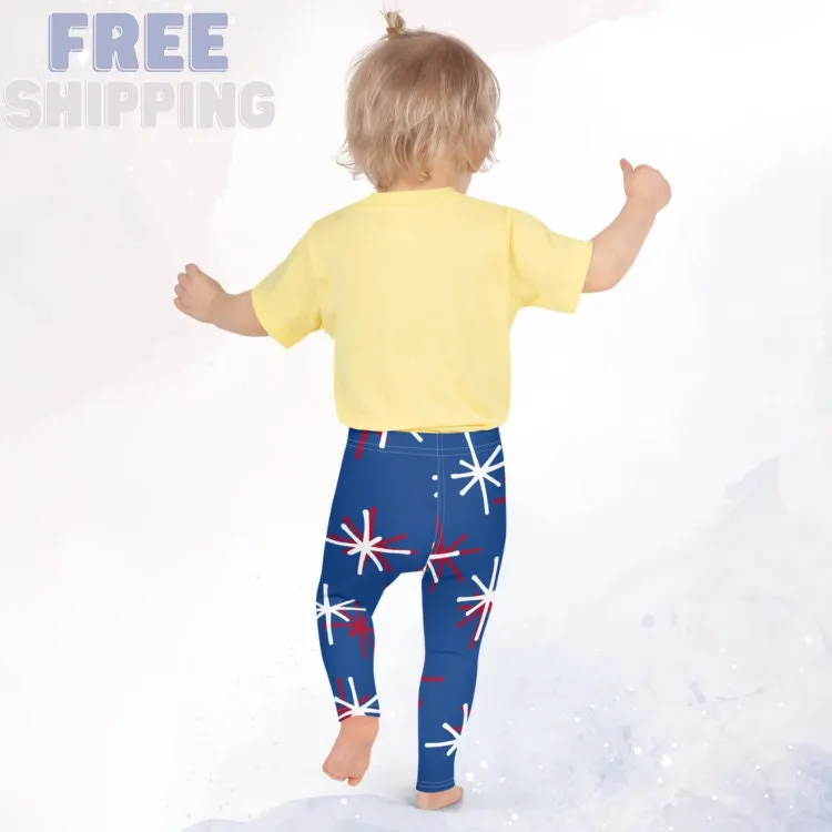 Patriotic Blue  Kid Leggings