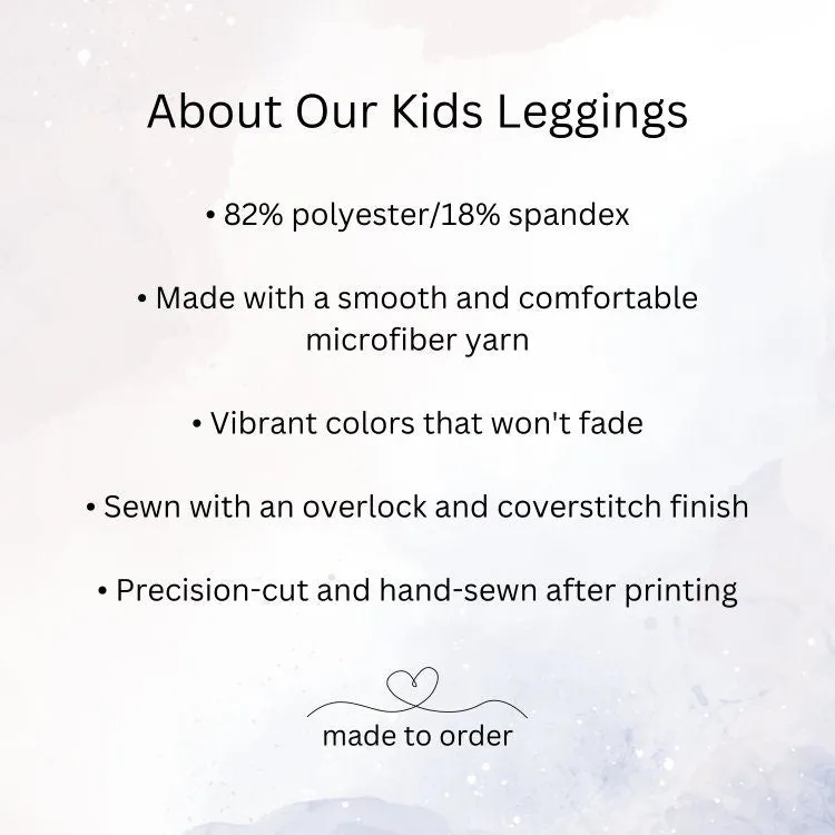 Patriotic Blue  Kid Leggings