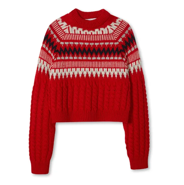 Peregrine Alpine Chalet Fairisle Knit WJ51050