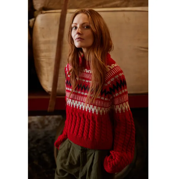 Peregrine Alpine Chalet Fairisle Knit WJ51050