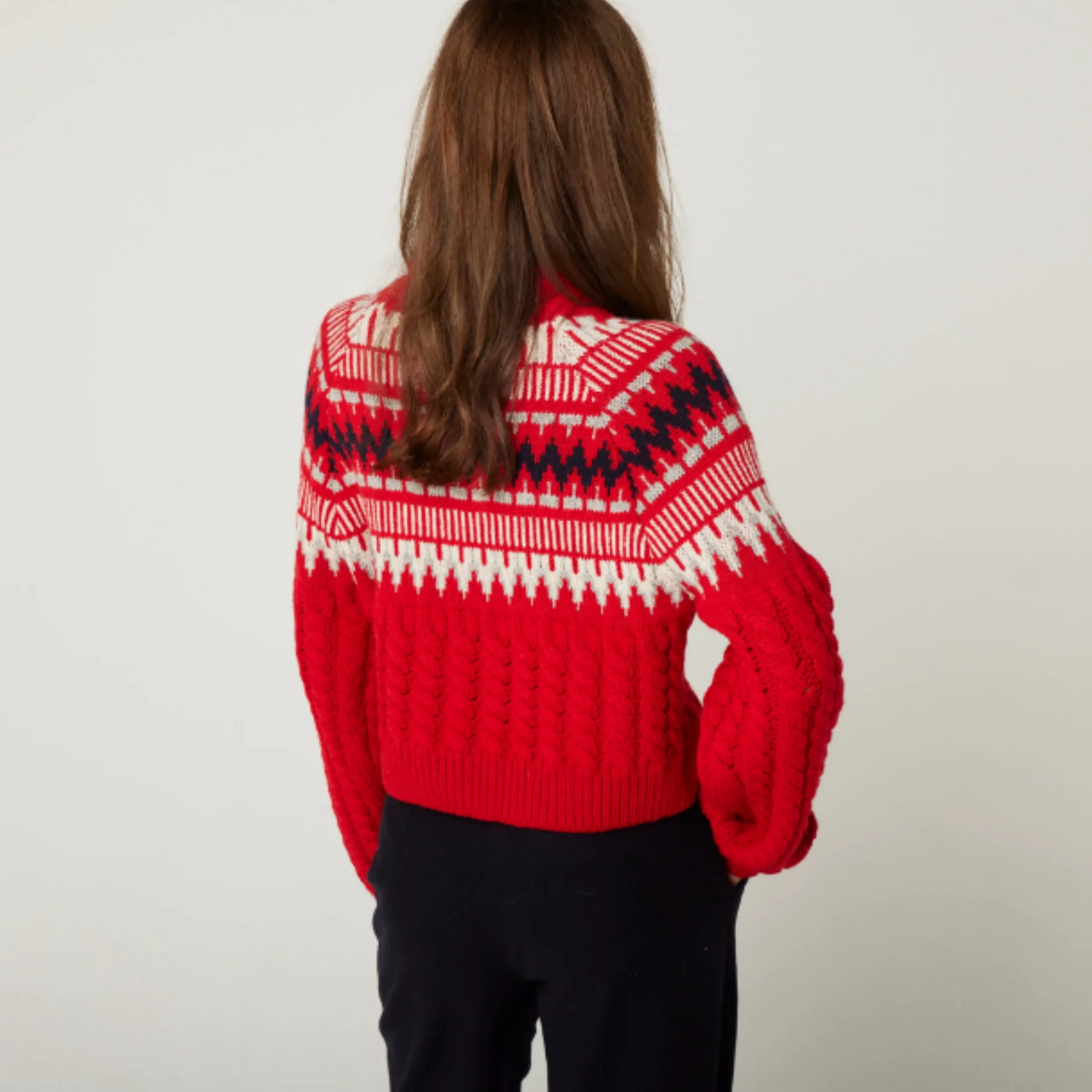 Peregrine Alpine Chalet Fairisle Knit WJ51050