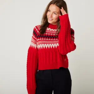 Peregrine Alpine Chalet Fairisle Knit WJ51050